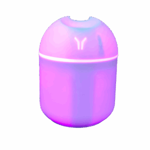 Humidificador gaming portátil Zeron blanco con luz LED