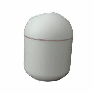 Humidificador gaming portátil Zeron blanco con luz LED