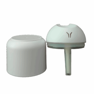 Humidificador gaming portátil Zeron blanco con luz LED