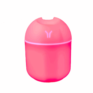 Humidificador gaming portátil Zeron rosa con luz LED