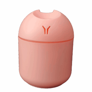 Humidificador gaming portátil Zeron rosa con luz LED