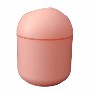 Humidificador gaming portátil Zeron rosa con luz LED