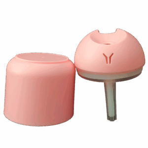 Humidificador gaming portátil Zeron rosa con luz LED