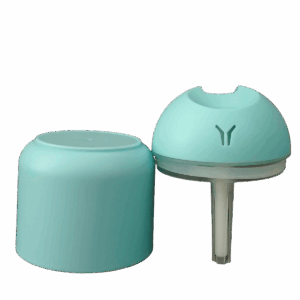 Humidificador gaming portátil Zeron verde con luz LED